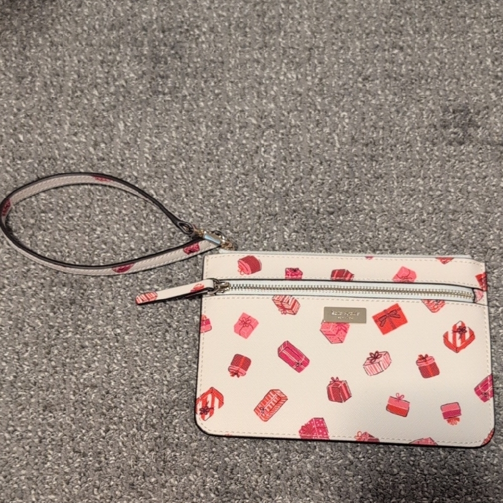Kate Spade New Pink Gifts Double Zip Wristlet